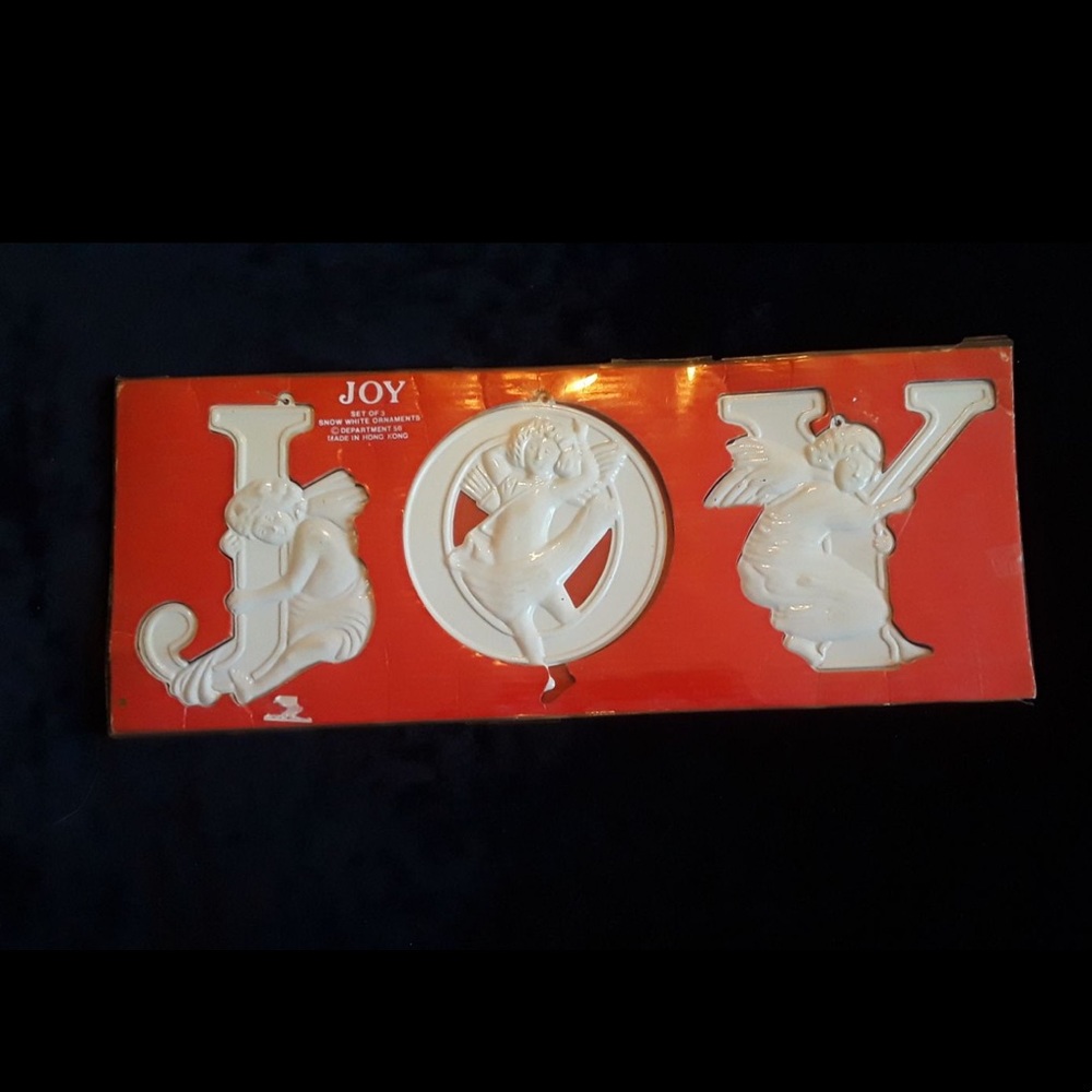 DEPARTMENT 56 VINTAGE JOY ORNAMENTS NIP